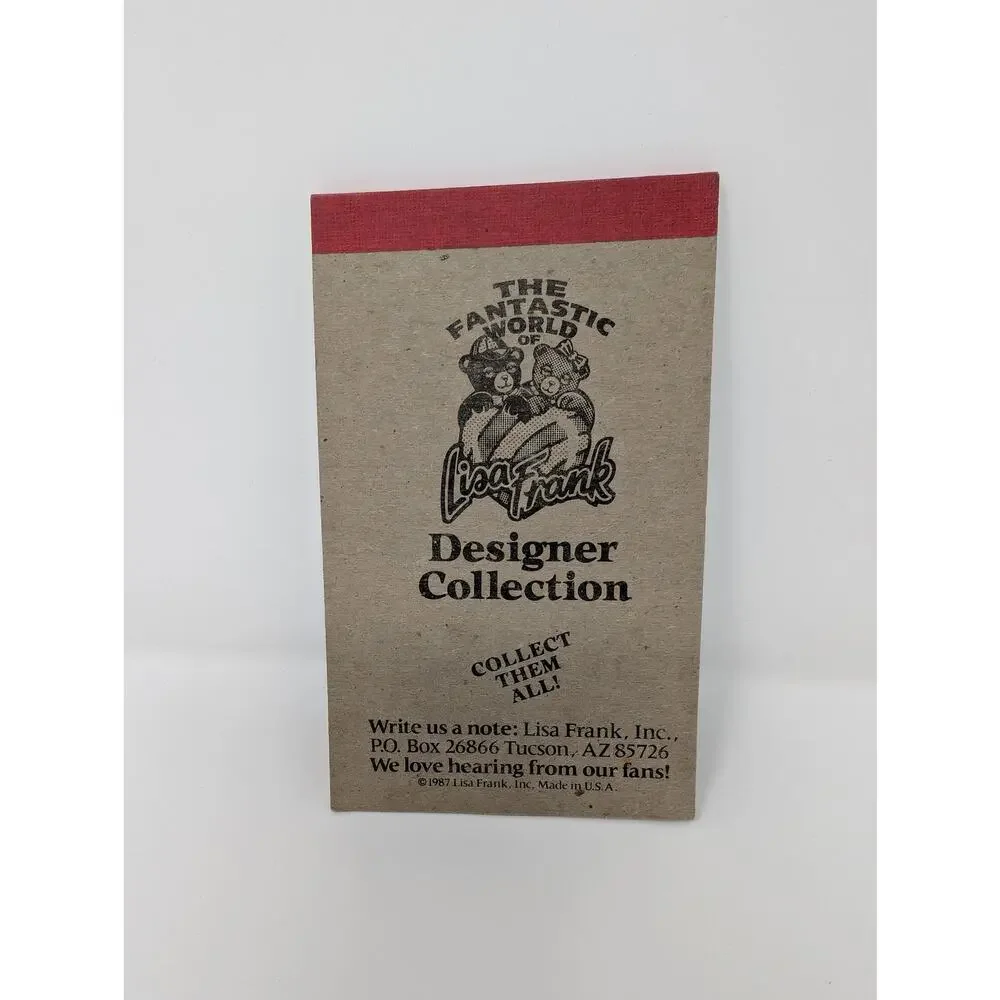 Vintage Lisa Frank Designer Edition‎ Tourist Cow Mini Notepad 5